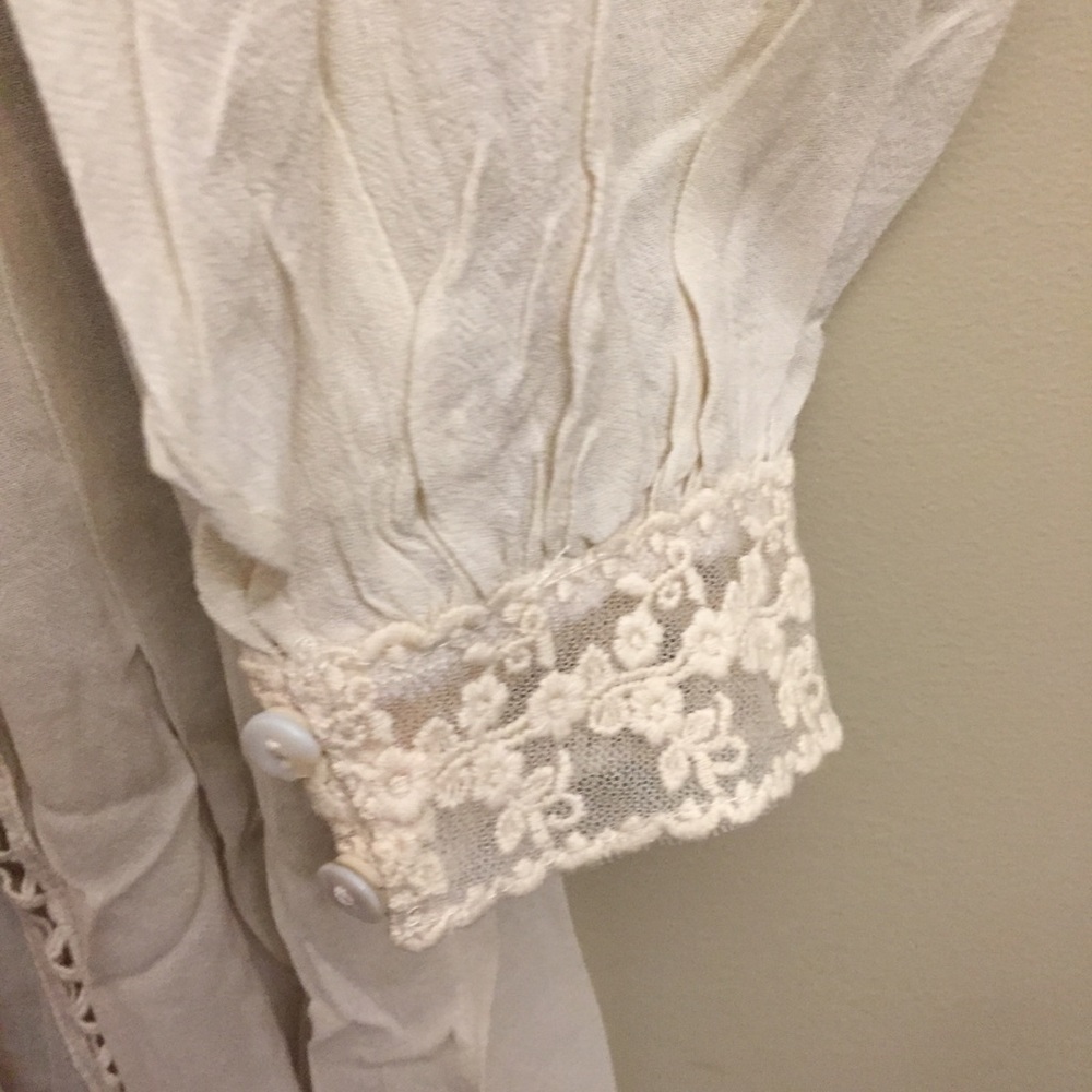 NWT Spell & The Gypsy Le Gauze Lace Duster lace XS - Picture 15 of 16